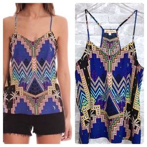 Mara Hoffman | Starry Night Geometric Racerback M